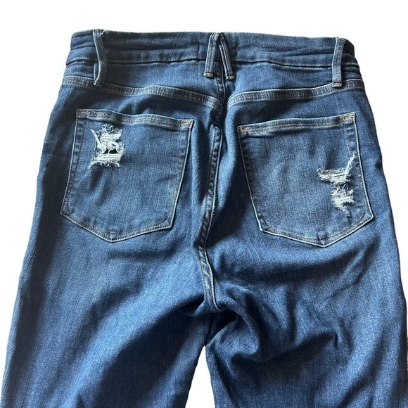 Good American Jeans Womens 29 Good Legs Slimming Stretch Classic Distressed - Picture 8 of 15